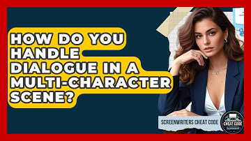 How Do You Handle Dialogue in a Multi-Character Scene? | Screenwriter