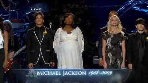 Michael Jackson Memorial ~ Jennifer Hudson ~ "Will You Be There"