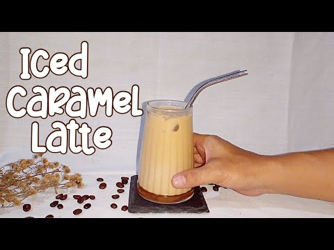 Iced Caramel Latte at home