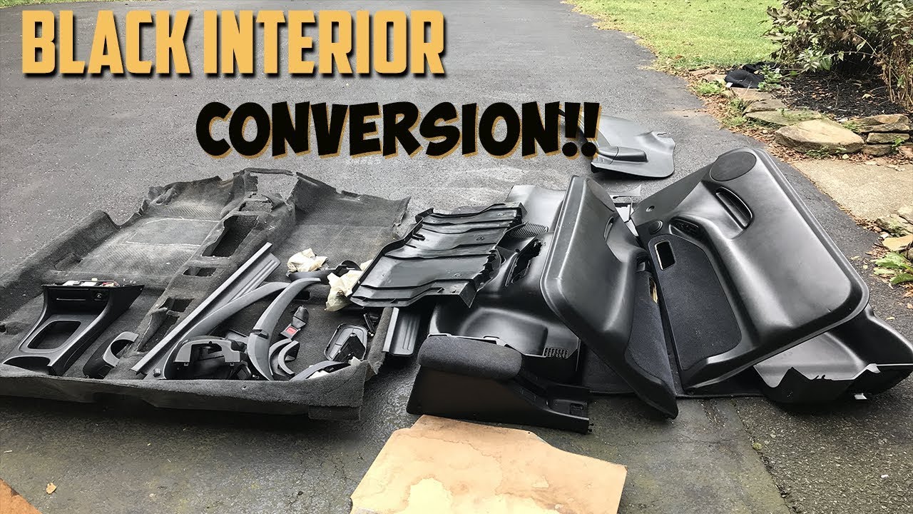 Black interior conversion ( Integra ) - YouTube