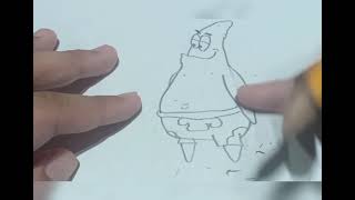 How to draw Patrick star from Nickelodeons Spongebob squarepants