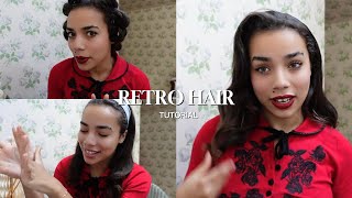 EASY RETRO HAIR TUTORIAL