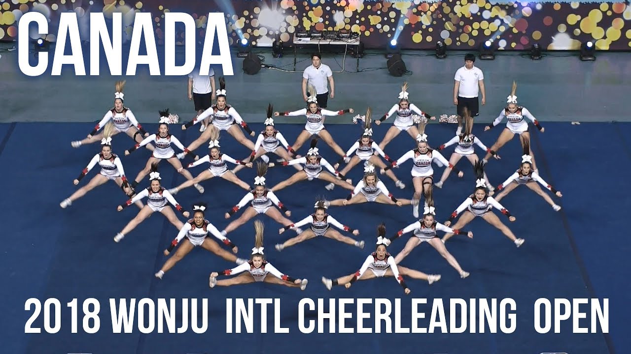 CANADA 캐나다 2018 원주 국제치어리딩 친선대회 WONJU INTL Cheerleading Open Filmed