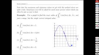 Unit 9-5 Bounds on Integrals - MATH 121