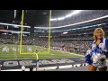 Dallas Cowboys Cheerleaders on Cheer Deck