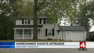 Homeowner shoots intruder in Redford Township