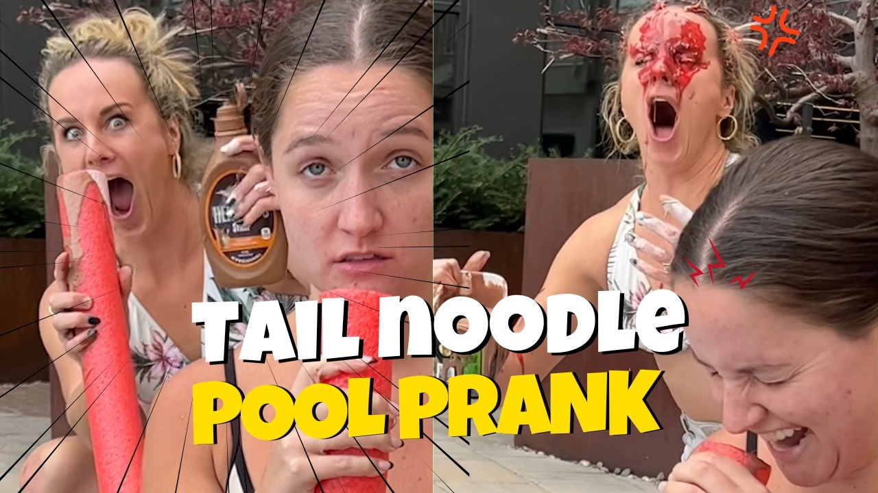 Pool Noodle Prank Goes WRONG got Backfire!