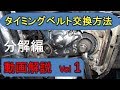 タイミングベルトの交換を動画で解説！Vol1　久々のサンバー登場