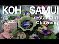 Meilleurs restaurants  koh samui