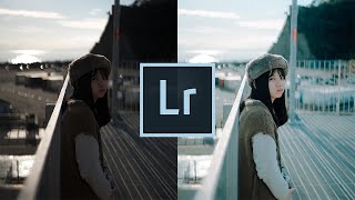 [レタッチ解説] トーンカーブを使って明暗差を無くす裏技!!透明感を意識しました。 Lightroom Photo Editing 58 RGB curve Before and After