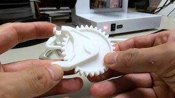 3D printer UP! Plus2 worm gear