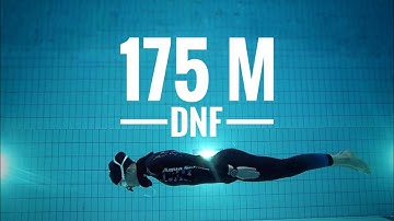 Paula Johnsson, 175 m DNF (Dynamic No Fins) in training.