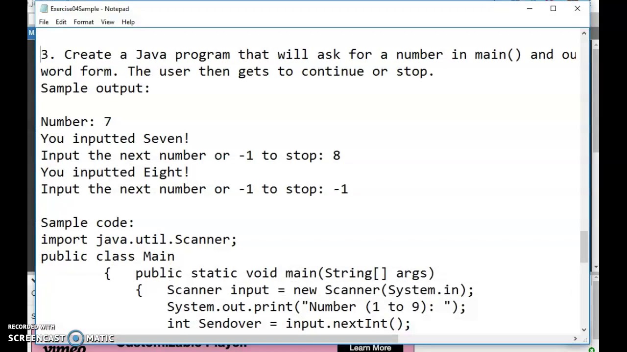 Numbers to words problem (method in Java) - YouTube