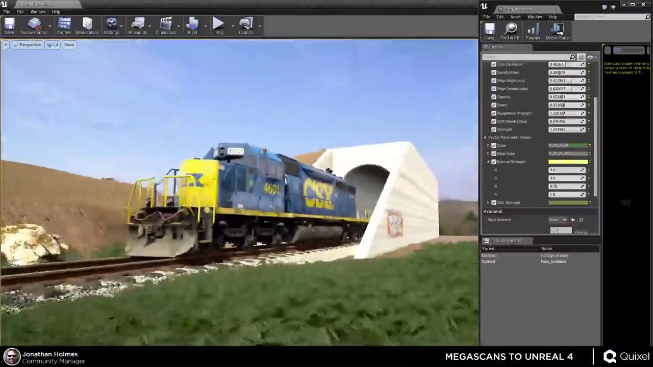 Quixel Megascans to Unreal Engine 4 Part 1 - YouTube
