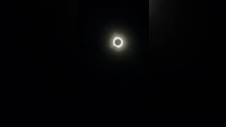 Solar eclipse in the USA. April 8, 2024 it was very dark