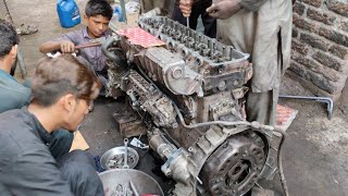 Full Overhauling & Restoration of an Old Nissan FE6 Diesel Engine