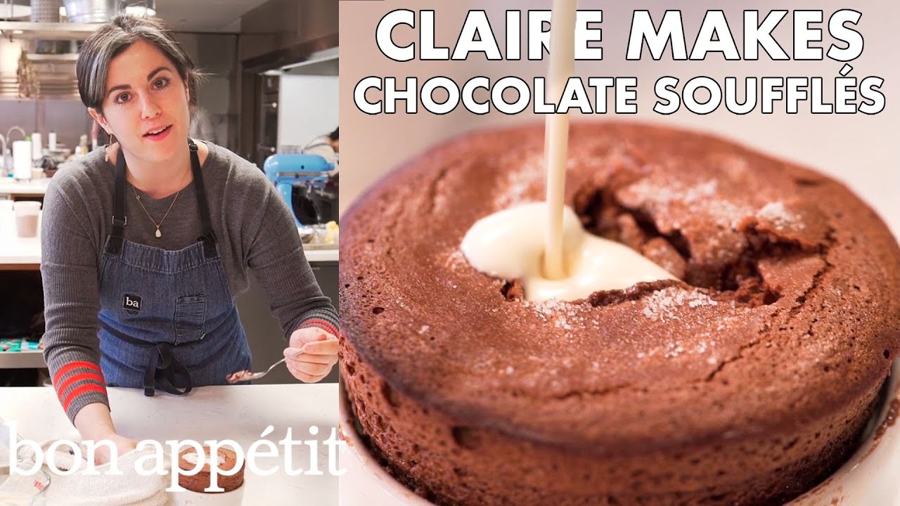 Claire Makes Individual Chocolate Soufflés From the Test Kitchen Bon Appétit YouTube
