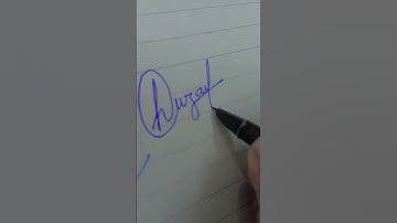 huzaifa name signature idea 💡 [comment your name]#haac #youtubeshorts #subscribe for more 😊