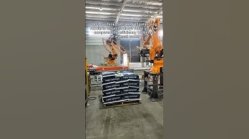 Have you ever compared the efficiency bottleneck of manual work? #machine #automobile #robot