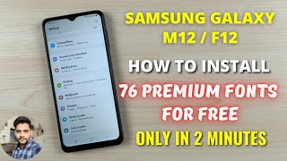 Samsung Galaxy M12/F12 : Install 76 Premium Fonts Only In 2 Minutes screenshot 5