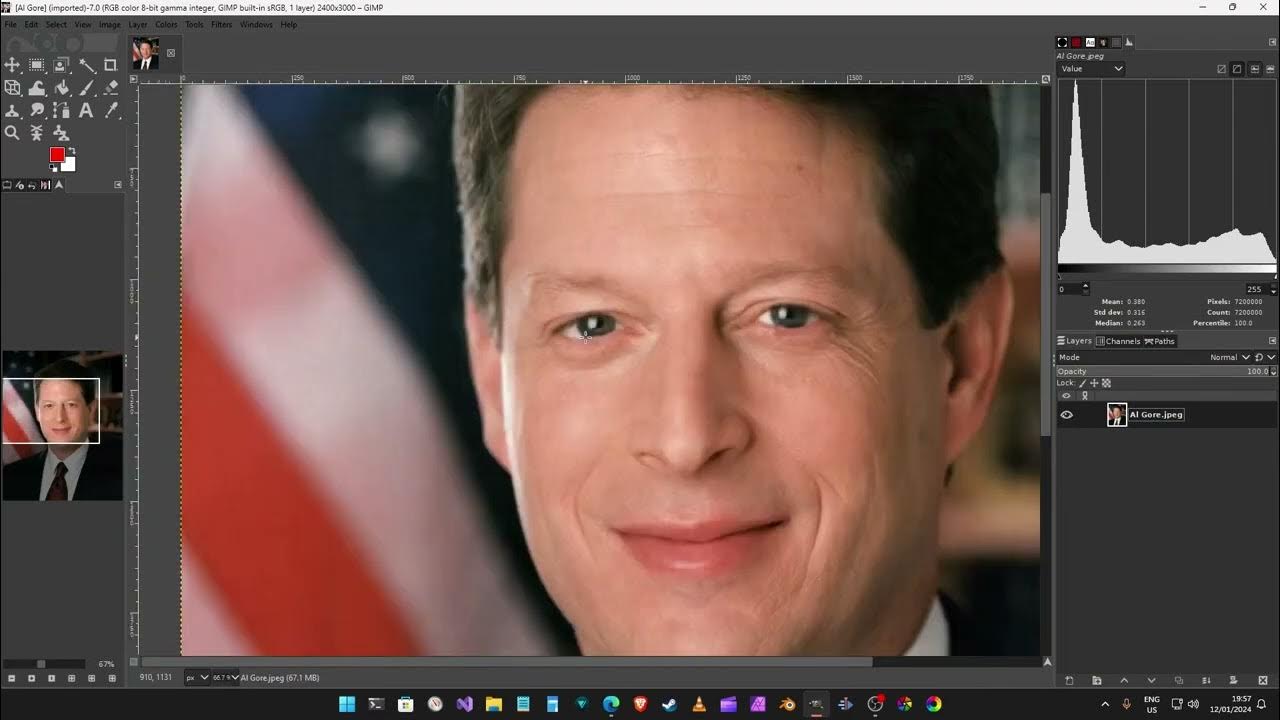 How to Sharpen Photos using GIMP YouTube