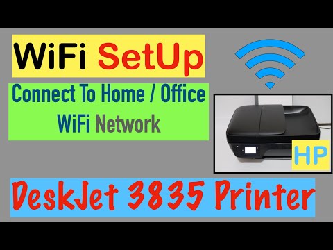 HP DeskJet Ink Advantage 3835 WiFi SetUp, Connect to Home/ Office Network Review !!