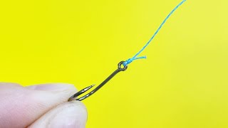 How easy it is to tie a hook to a fishing line. The fastest and most durable fishing knot by Yuriy Moroz 4,872 views 2 months ago 2 minutes, 3 seconds