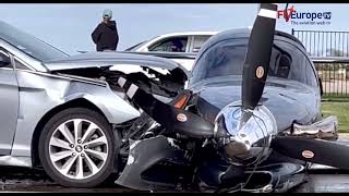 Scontro fa aereo e auto - FlyEurope TV VideoNews