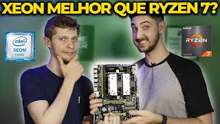 XEON DE R$100 IGUAL RYZEN 7 2700, COMO ASSIM MW INFORMATICA? OLHA NO QUE DEU...
