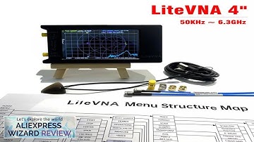 New LiteVNA-64 50KHz ~ 6.3GHz LiteVNA 3.95" Touch Screen Vector Network Analyzer Review
