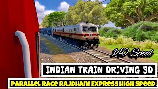 Indian Train Driving 3D | ￼Parallel Race Rajdhani express High Speed ￼🔥😊 screenshot 4