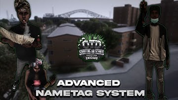 🔥 FiveM Script - V2 Advanced Name Tag System | Windy City–Inspired (Mask Hide, Tag Colors) [OTD]