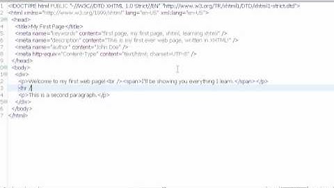 How to create a horizontal line