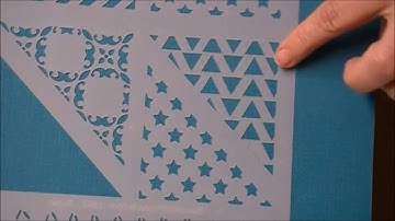 Intro to Easy Design Elements Stencil Line by StencilGirl