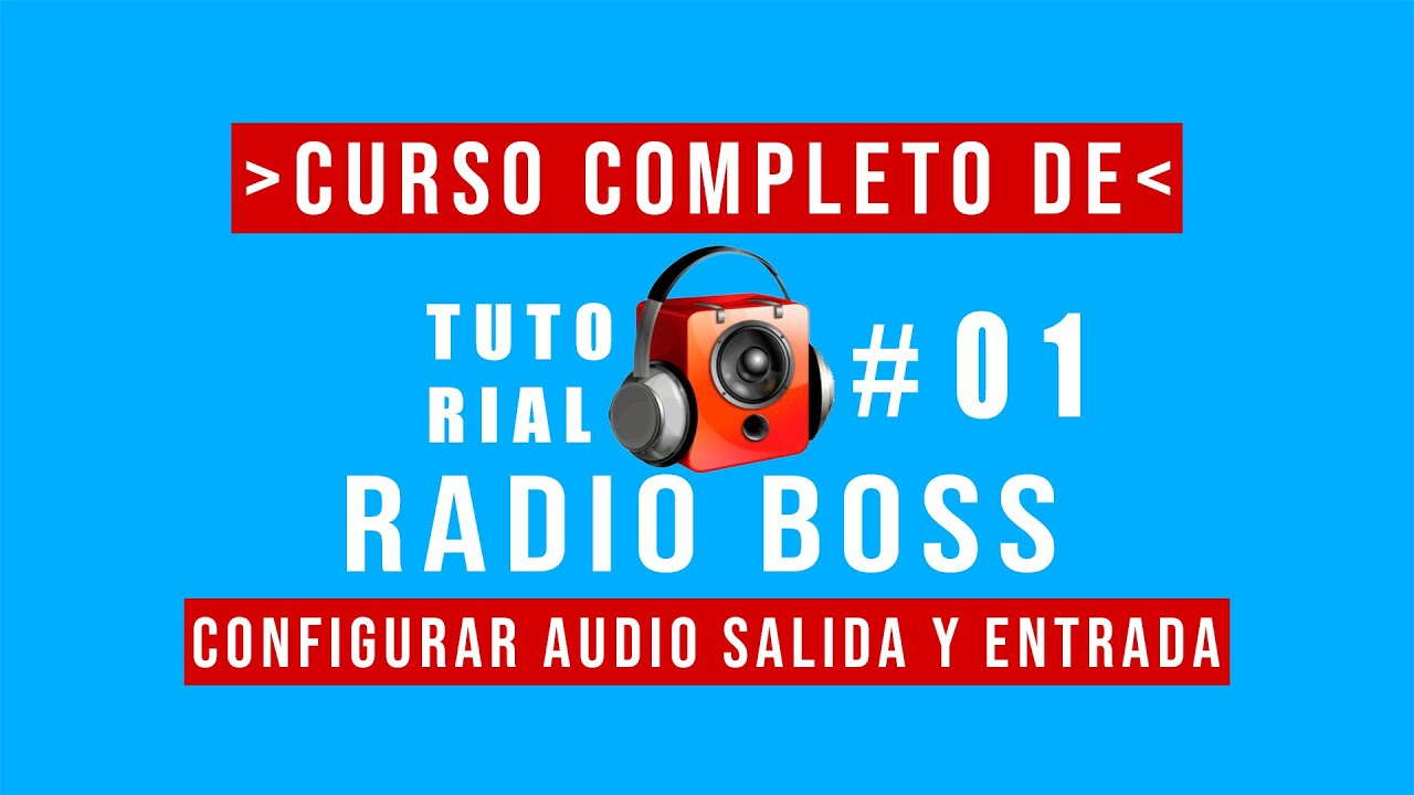 ✅ como configurar audio salida y entrada☑️radio boss