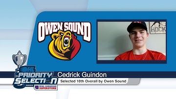 2020 OHL Priority Selection Interview: Cedrick Guindon