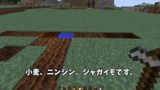 マイクラ 簡単で効率のいい畑の作り方 マインクラフト Youtube