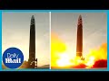 North korea launches hwasong17 intercontinental ballistic missile in response to japan and skorea