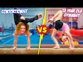 Kid vs adult extreme gymnastics challenge