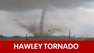 Hawley tornado caught on camera by Texas storm chaser screenshot 4