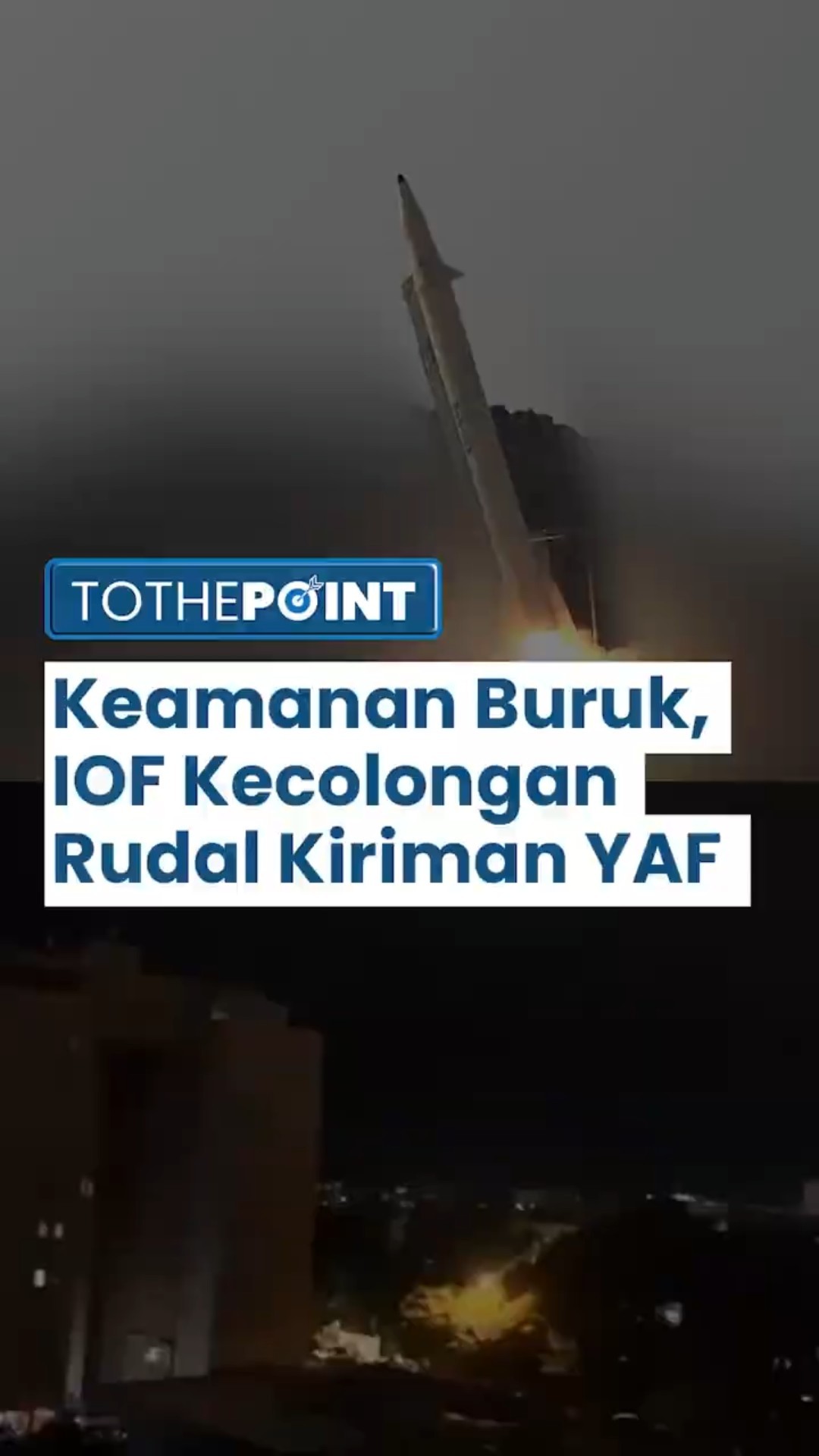 Israel Kesulitan, Deretan Rudal YAF Gagalkan Sistem Pertahanan Pasukan Zionis, 20 Pemukim Terluka