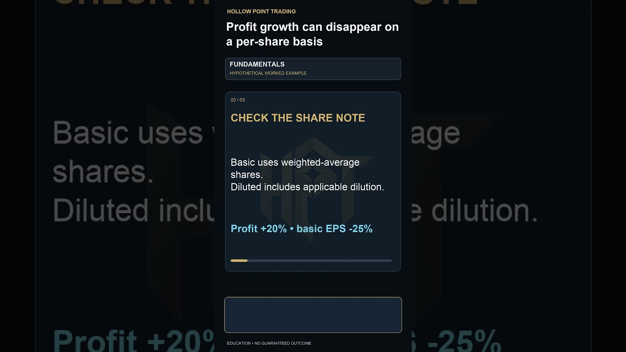 Why Profit Growth Can Shrink Earnings Per Share