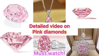 pink diamonds uncovered like never before | Must know facts! | HDB TV