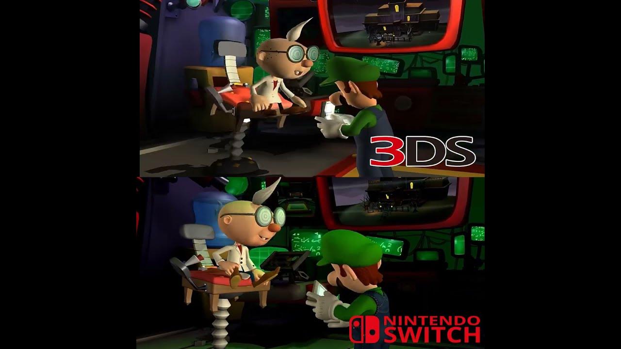 Luigi's Mansion 2 HD  Dual Scream and Flashlight  3DS Vs. Switch