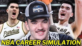 Zach Edey's NBA Career Simulation