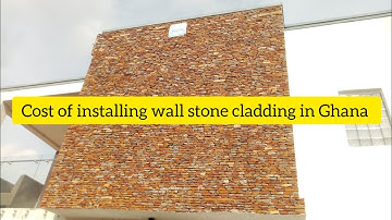 cost of installing wall stone cladding in Ghana 2023 _ cost of building a house in Ghana 🇬🇭  2023