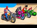 HOMEM ARANHA E AMIGOS SALTO COM MOTO! Spiderman Epic Motorbikes VS DRAGON - IR GAMES