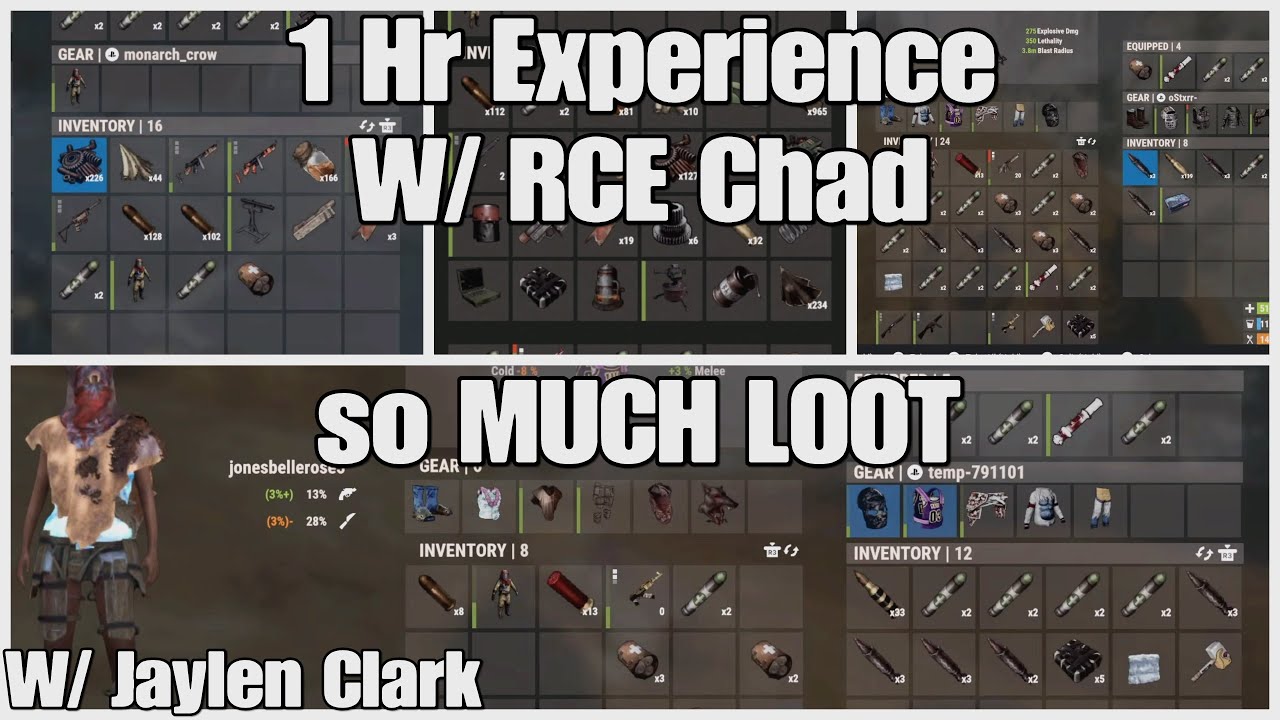 1 Hr Snowball Experience With RCE Chad W/@jaylenclark3185 - Rust ...