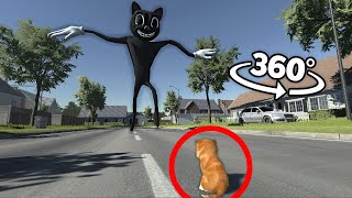 Cartoon Cat 360 Vr Video Film 3 Funny Horror Animation 