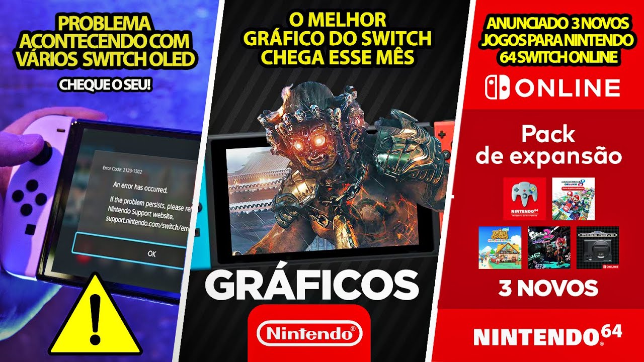 Nintendo Switch (OLED model) chegará ao Brasil em 2022; confira  especificações técnicas do console - Nintendo Blast